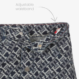 Tommy Hilfiger-Синяя джинсовая юбка с принтом-монограммой | Childrensalon Outlet