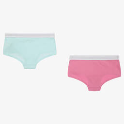 Tommy Hilfiger-Girls Cotton Knickers (2 Pack) | Childrensalon Outlet