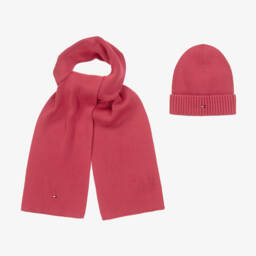 Tommy Hilfiger-Girls Cotton Knit Pink Set | Childrensalon Outlet