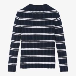 Tommy Hilfiger-Girls Cotton Knit Turtle Neck  | Childrensalon Outlet