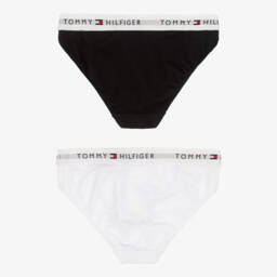 Tommy Hilfiger-Girls Dual-Tone Cotton Briefs Set | Childrensalon Outlet
