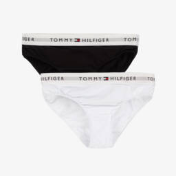 Tommy Hilfiger-Girls Dual-Tone Cotton Briefs Set | Childrensalon Outlet