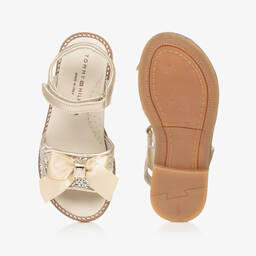 Tommy Hilfiger-Золотистые сандалии с блестками для девочек | Childrensalon Outlet