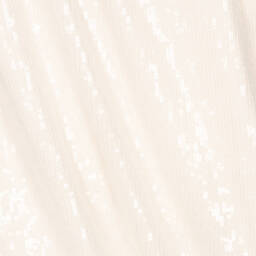 Tommy Hilfiger-Girls Ivory Cotton Sequin Dress | Childrensalon Outlet