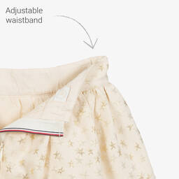 Tommy Hilfiger-Юбка цвета слоновой кости и золотистого цвета для девочек | Childrensalon Outlet