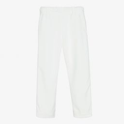 Tommy Hilfiger-Girls Ivory Viscose Joggers | Childrensalon Outlet