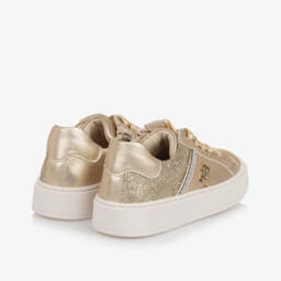 Tommy Hilfiger-Girls Metallic Leather Sports Shoes | Childrensalon Outlet