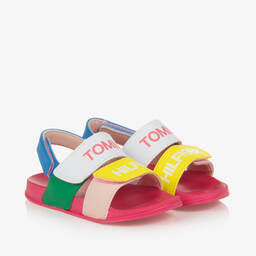 Tommy Hilfiger-Girls Multicoloured Faux Leather Sandals | Childrensalon Outlet