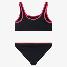 Tommy Hilfiger-Girls Navy Blue Logo Bikini | Childrensalon Outlet