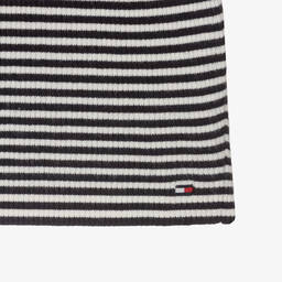 Tommy Hilfiger-Girls Navy Blue Striped Skirt | Childrensalon Outlet