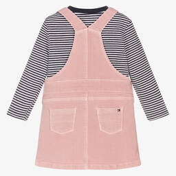 Tommy Hilfiger-Girls Pink & Blue Dress Set | Childrensalon Outlet