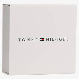 Tommy Hilfiger-طقم أفرول ومريلة قطن لون زهري للمولودات | Childrensalon Outlet