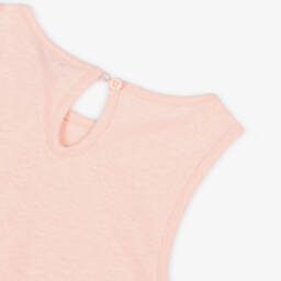 Tommy Hilfiger-Girls Pink Linen Blend Sundress | Childrensalon Outlet