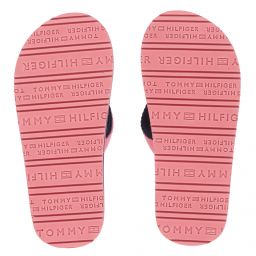Tommy Hilfiger-Girls Pink Logo Flip Flops | Childrensalon Outlet