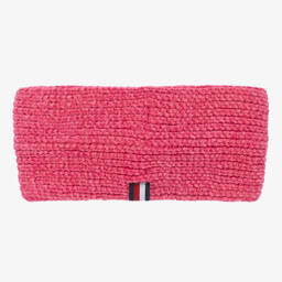 Tommy Hilfiger-طوق للرأس مزيج أكريليك محبوك لون زهري للبنات | Childrensalon Outlet