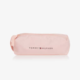Tommy Hilfiger-Girls Pink Logo Pencil Pouch | Childrensalon Outlet