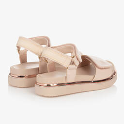 Tommy Hilfiger-Girls Pink  Logo Sandals | Childrensalon Outlet