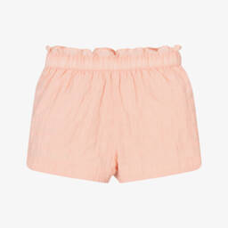 Tommy Hilfiger-شورت قطني وردي محكم للبنات | Childrensalon Outlet