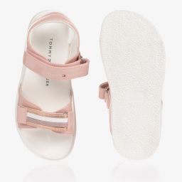 Tommy Hilfiger-Розовые сандалии на липучке для девочек | Childrensalon Outlet