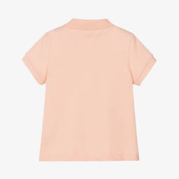 Tommy Hilfiger-Girls Rose-Hued Knit Polo Top | Childrensalon Outlet