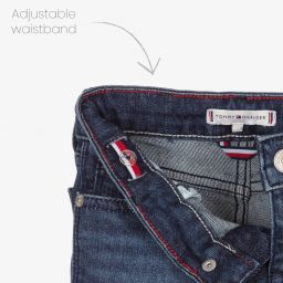 Tommy Hilfiger-Girls Skinny Blue Denim Jeans | Childrensalon Outlet