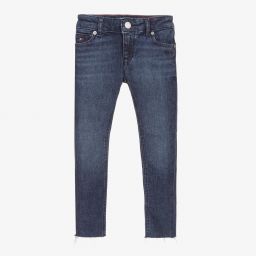 Tommy Hilfiger-Girls Skinny Blue Denim Jeans | Childrensalon Outlet