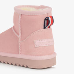 Tommy Hilfiger-Мягкие замшевые ботинки розового цвета для девочек | Childrensalon Outlet
