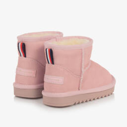 Tommy Hilfiger-Мягкие замшевые ботинки розового цвета для девочек | Childrensalon Outlet
