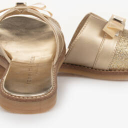 Tommy Hilfiger-Girls Sparkling Gold Charm Sliders | Childrensalon Outlet