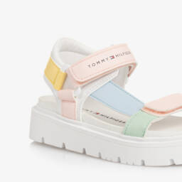 Tommy Hilfiger-Girls Vibrant Pastel Strappy Sandals | Childrensalon Outlet