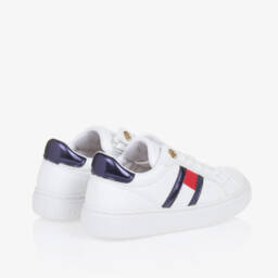 Tommy Hilfiger-Белые кроссовки из искусственной кожи для девочек | Childrensalon Outlet