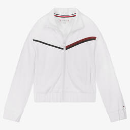 Tommy Hilfiger-Белый спортивный топ для девочек | Childrensalon Outlet