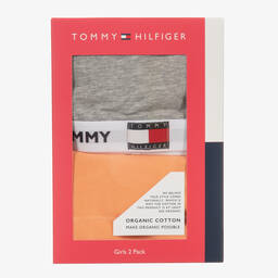 Tommy Hilfiger-Grey & Orange Bras (2 Pack) | Childrensalon Outlet