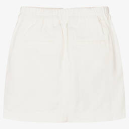 Tommy Hilfiger-Ivory Organic Cotton Skirt | Childrensalon Outlet