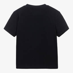 Tommy Hilfiger-Синяя хлопковая футболка | Childrensalon Outlet