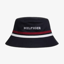 Tommy Hilfiger-Синяя шляпа-ведро из органического хлопка | Childrensalon Outlet