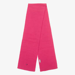 Tommy Hilfiger-Pink Cotton Hat & Scarf Set | Childrensalon Outlet