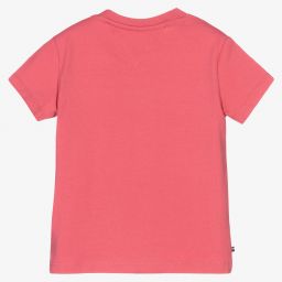Tommy Hilfiger-Pink Logo Baby T-Shirt | Childrensalon Outlet