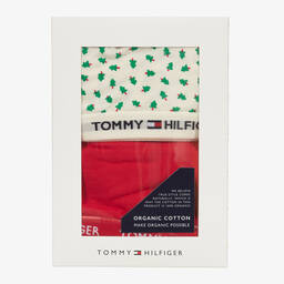 Tommy Hilfiger-Red & Ivory Bralette (2 Pack) | Childrensalon Outlet