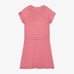 Tommy Hilfiger-Red Striped Lyocell Dress | Childrensalon Outlet