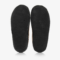 Tommy Hilfiger-Бежевые тапочки с вышитым флагом | Childrensalon Outlet