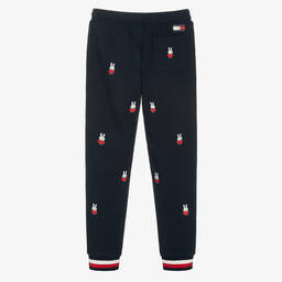 Tommy Hilfiger-Teen Blue Cotton Miffy Joggers | Childrensalon Outlet