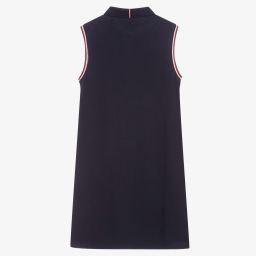 Tommy Hilfiger-Teen Blue Cotton Polo Dress | Childrensalon Outlet
