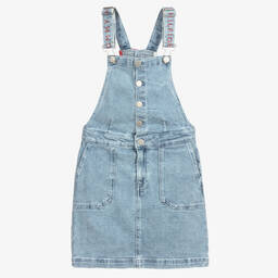 Tommy Hilfiger-Синее джинсовое платье на бретелях для подростков | Childrensalon Outlet