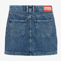 Tommy Hilfiger-Teen Blue Denim Mini Skirt | Childrensalon Outlet