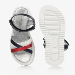 Tommy Hilfiger-Teen Blue & Red Sandals | Childrensalon Outlet