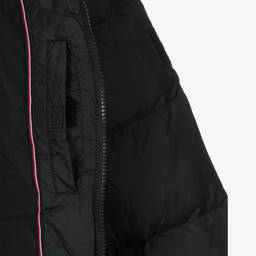 Tommy Hilfiger-Teen Boys Black Down Padded Jacket | Childrensalon Outlet