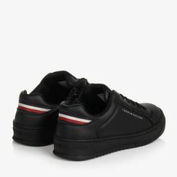 Tommy Hilfiger-Черные кроссовки из искусственной кожи | Childrensalon Outlet