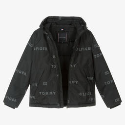 Tommy Hilfiger-Черная куртка для подростков | Childrensalon Outlet