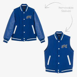 Tommy Hilfiger-جاكيت بومبر لون أزرق للمراهقين | Childrensalon Outlet